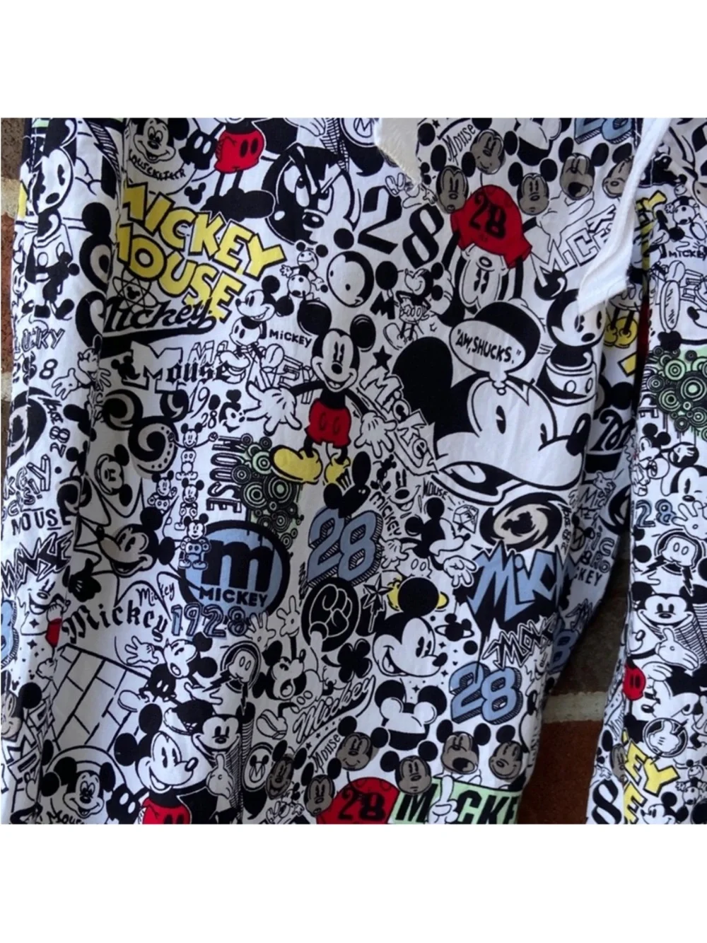 Disney Parks Authentic Original Mickey Mouse Pajama Pants - Picture 3 of 5